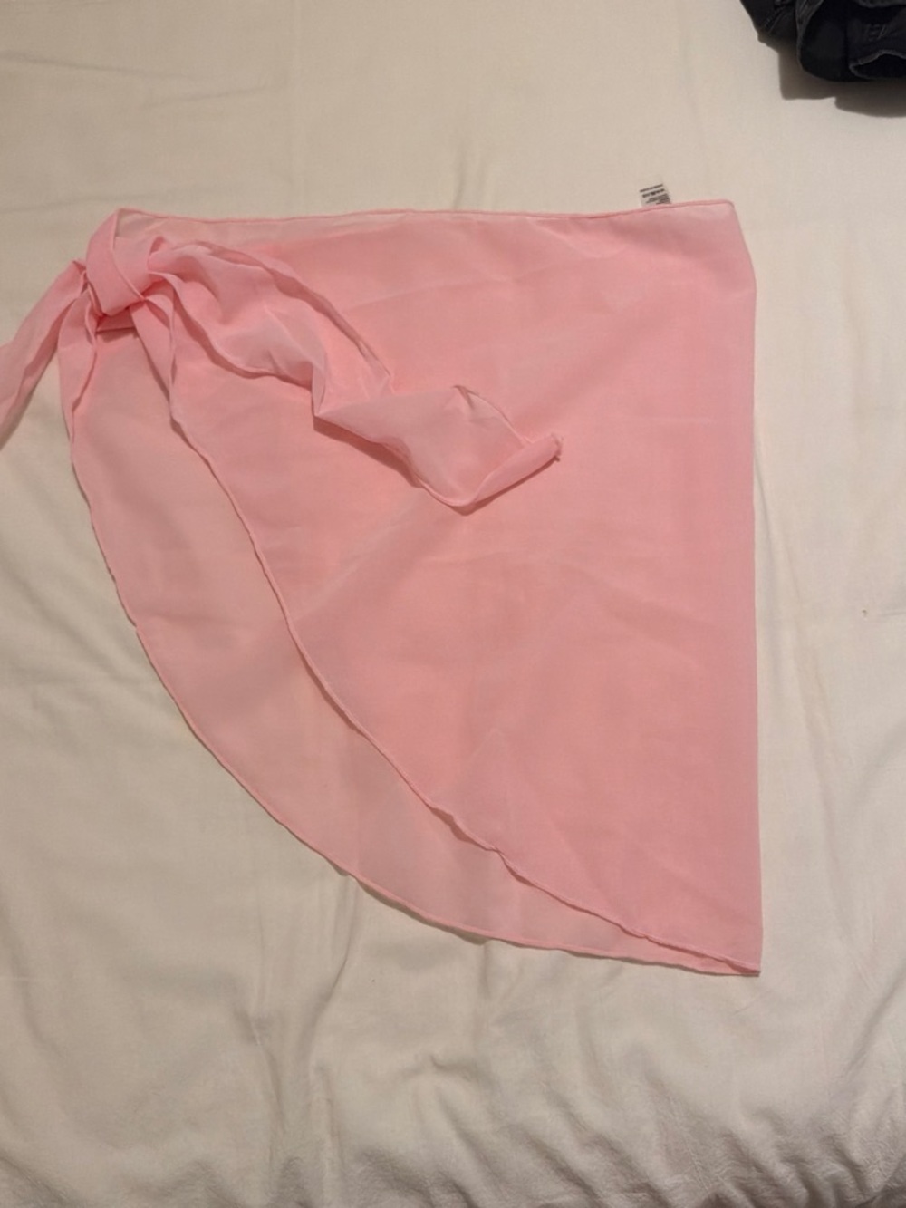 Pink Sheer Wrap Skirt cover up
